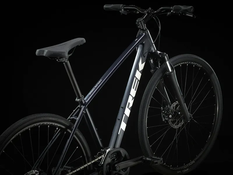 Trek Dual Sport 1 Hybrid Bike 2022 Dark Blue-1